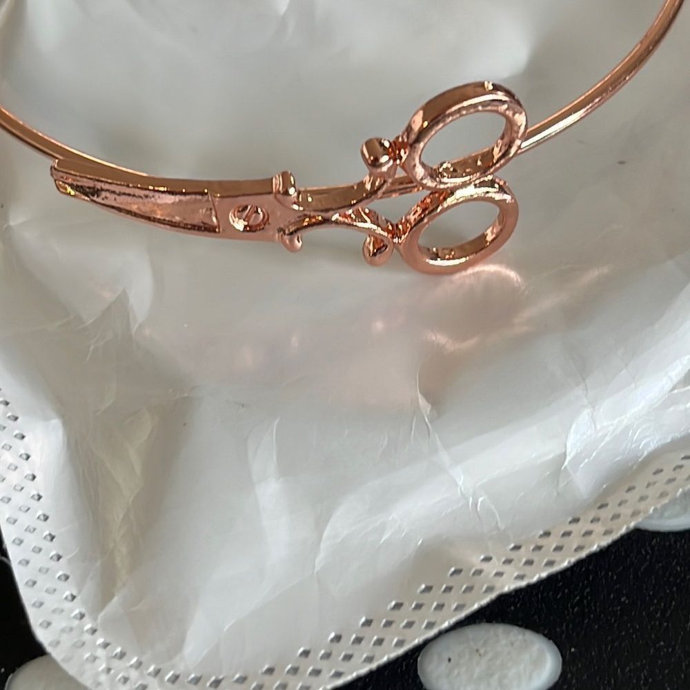 Scissor Rose Bracelet